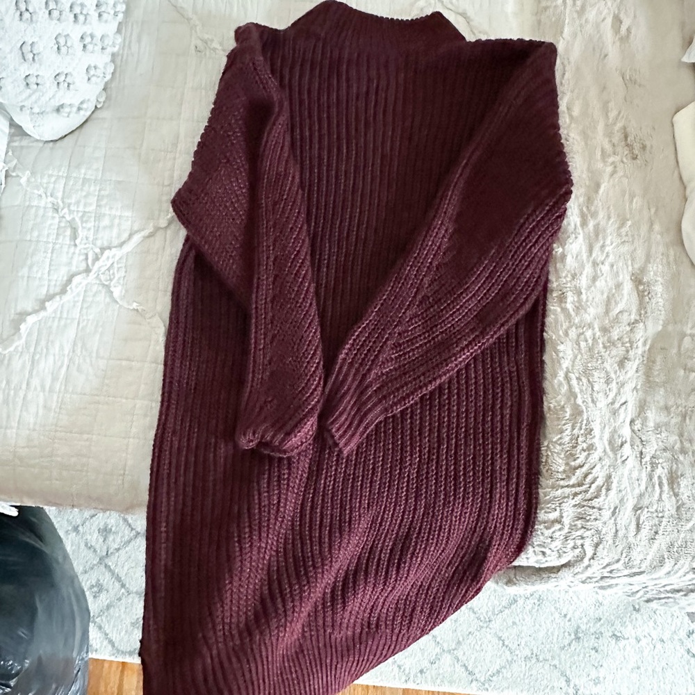 Purple Sweater Dress